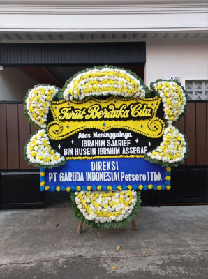 Papan Bunga Duka di Motoboi Besar